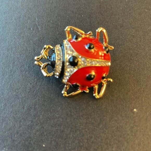 Anthropologie ladybug 🐞 brooch - Picture 2 of 3